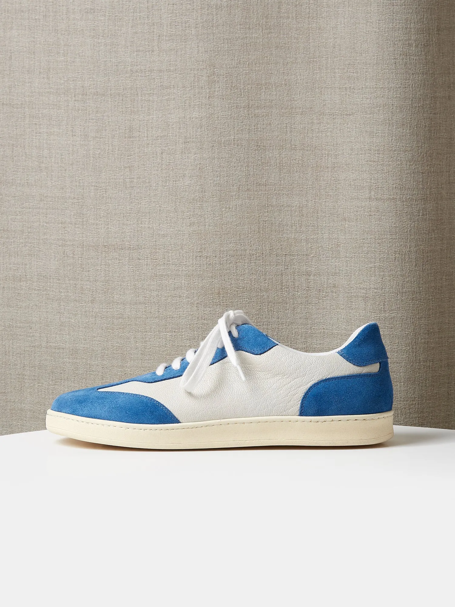 The Raf Sneaker with Blue Suede