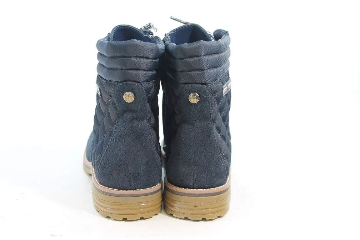 Tommy Hilfiger Wonella Women's Navy Boots 8M(ZAP19207)