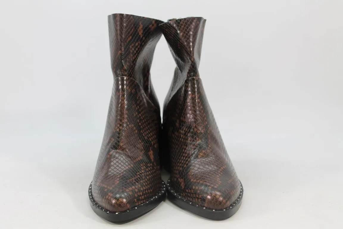 Treasure & Bond Farrah Women's Snake Brown Boots 6.5M(ZAP13226)