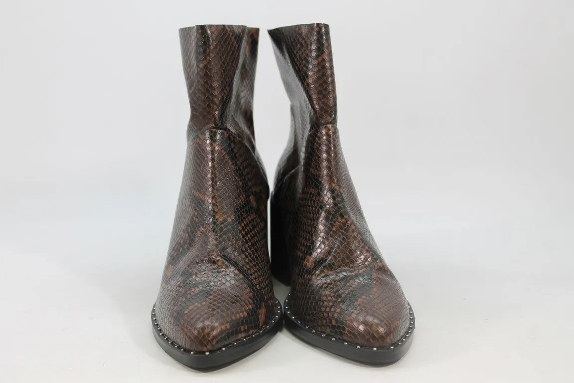 Treasure & Bond Farrah Women's Snake Brown Boots 8.5M(ZAP13021)