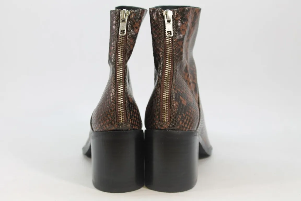 Treasure & Bond Farrah Women's Snake Brown Boots 8.5M(ZAP13021)