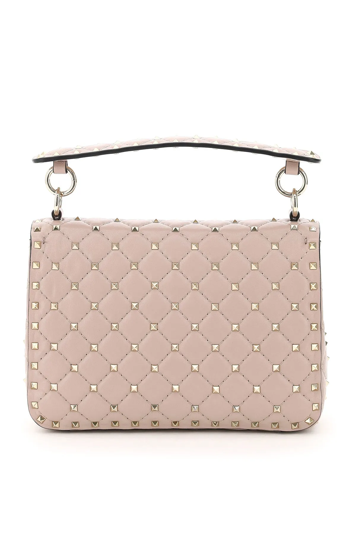 Valentino Garavani Rockstud Foldover Top Shoulder Bag