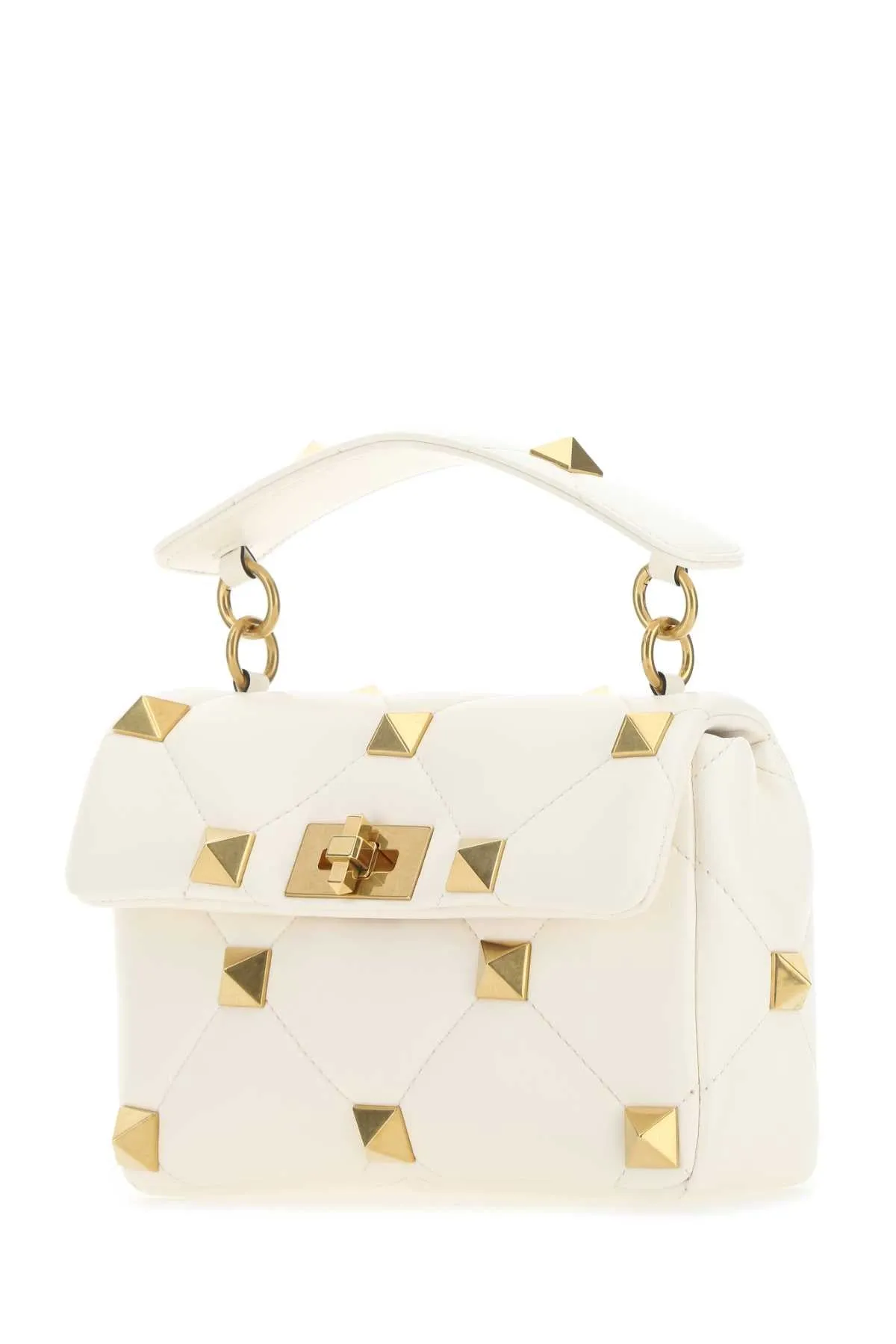 Valentino Garavani Roman Stud Chain-Link Shoulder Bag