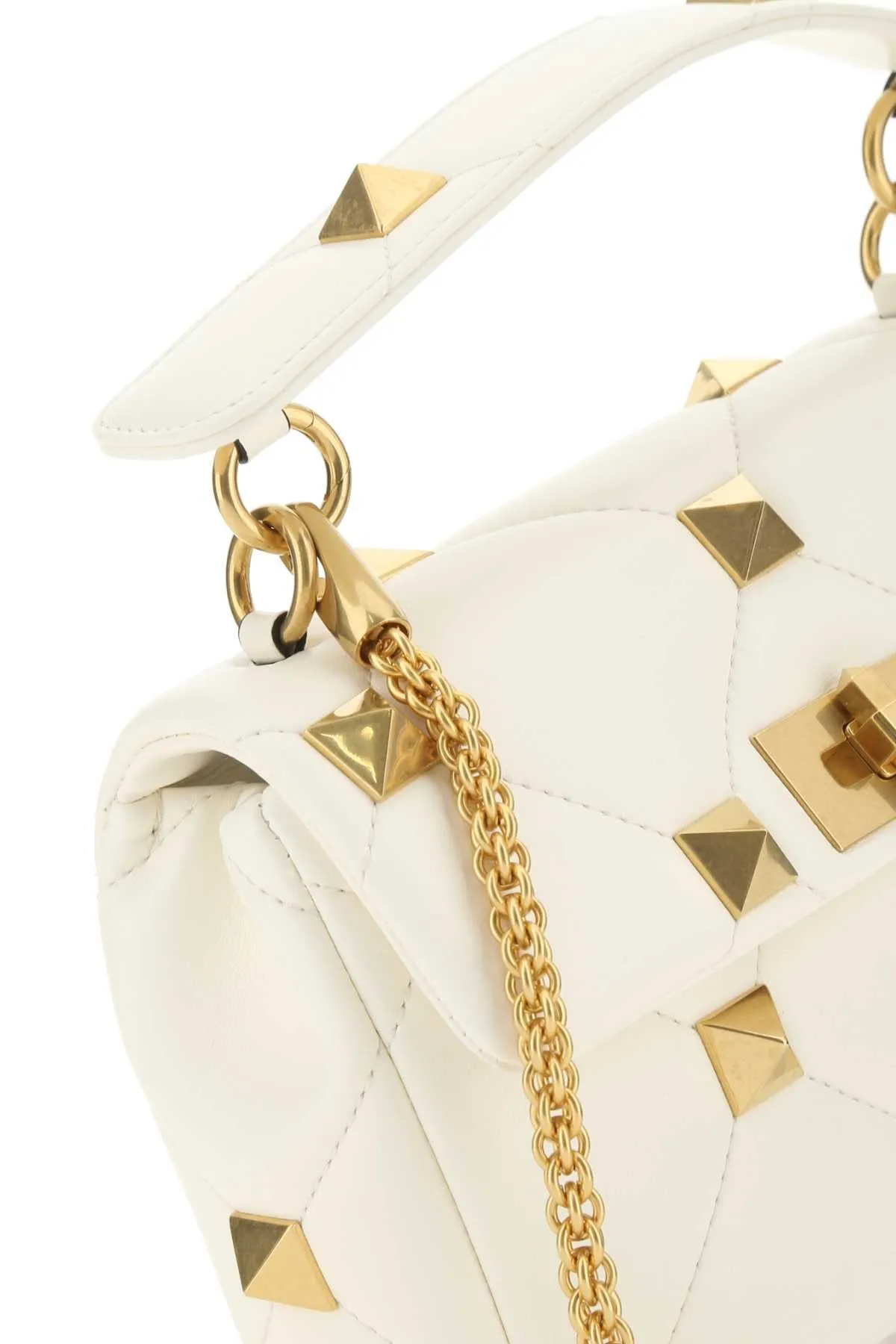 Valentino Garavani Roman Stud Chain-Link Shoulder Bag