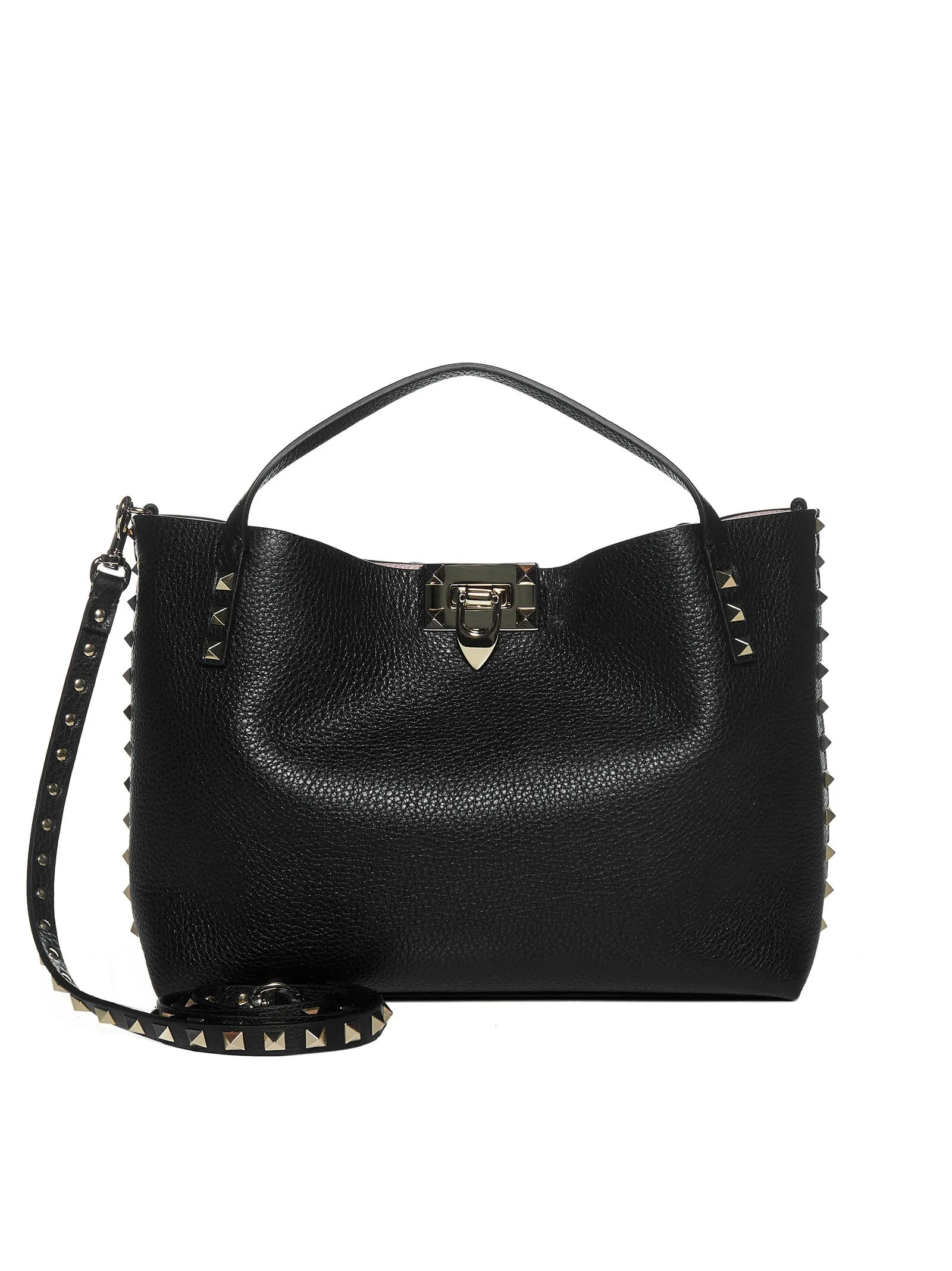 Valentino Gravani Rockstud Small Tote Bag