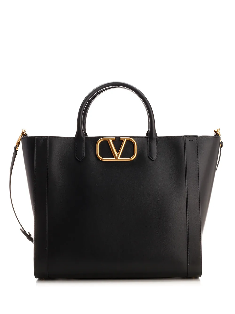 Valentino VLogo Plaque Large Tote Bag