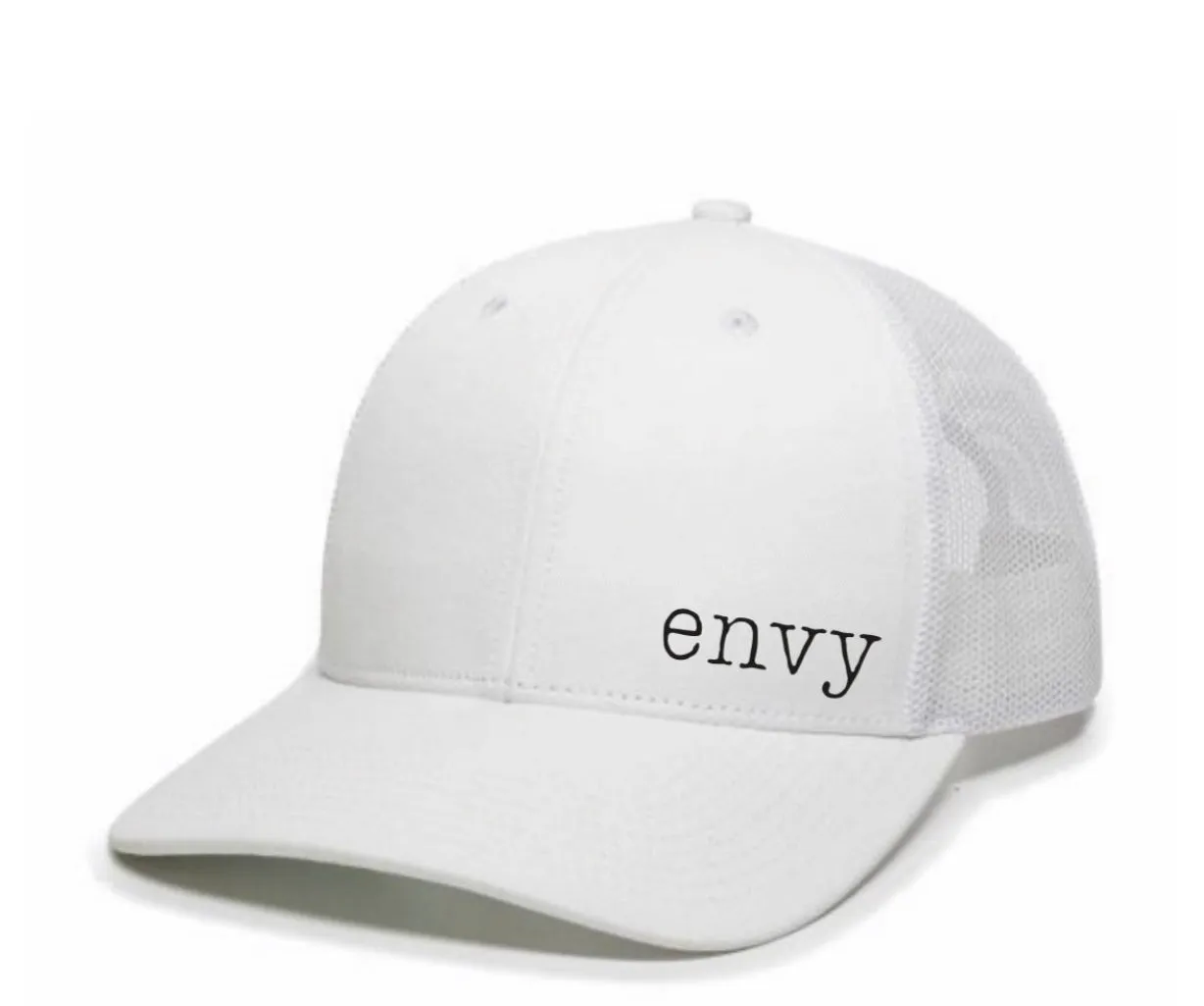 White Envy Trucker Hat