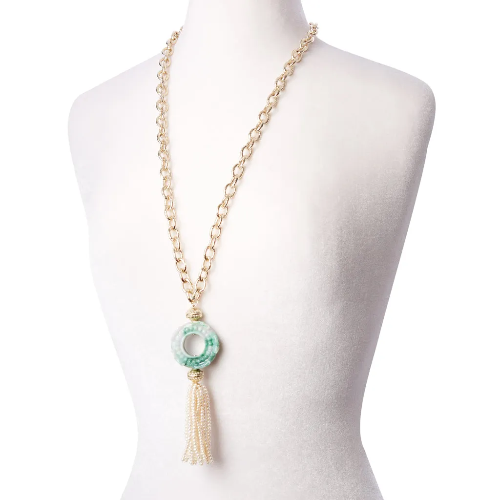 White Pearl Tassel