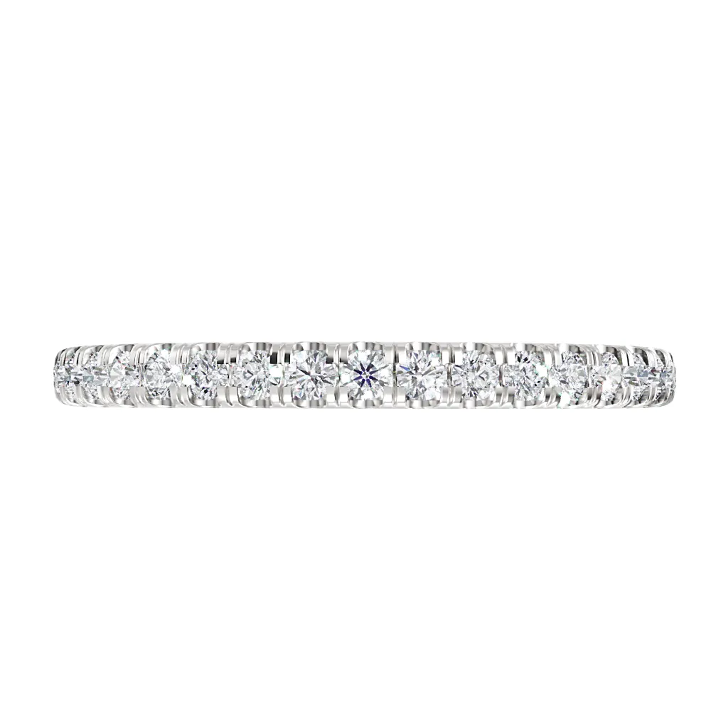 Women's 0.29 CTW Classic French-Set Diamond Wedding Ring