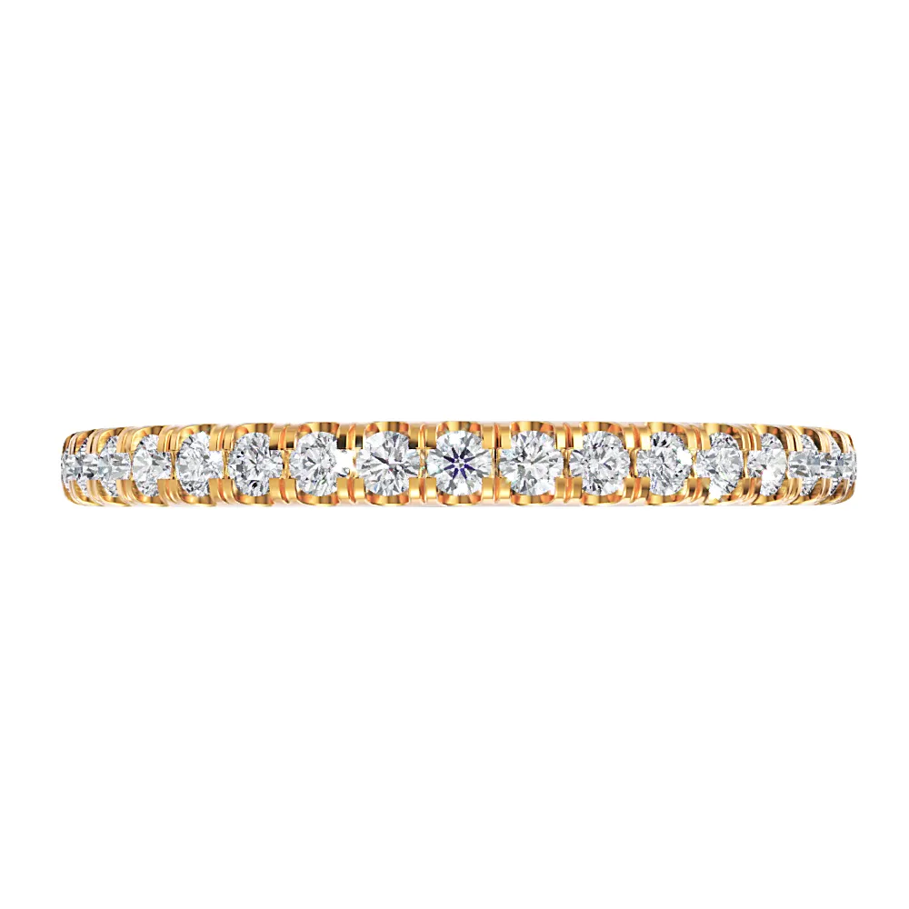 Women's 0.29 CTW Classic French-Set Diamond Wedding Ring