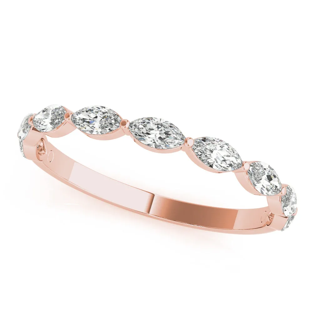 Women's 0.75 CTW East-West Marquise Lab Diamond Band