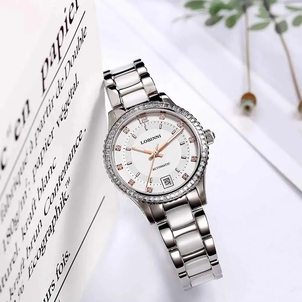 Women's Luxury Casual Mechanical Movement Stainless Steel Watch