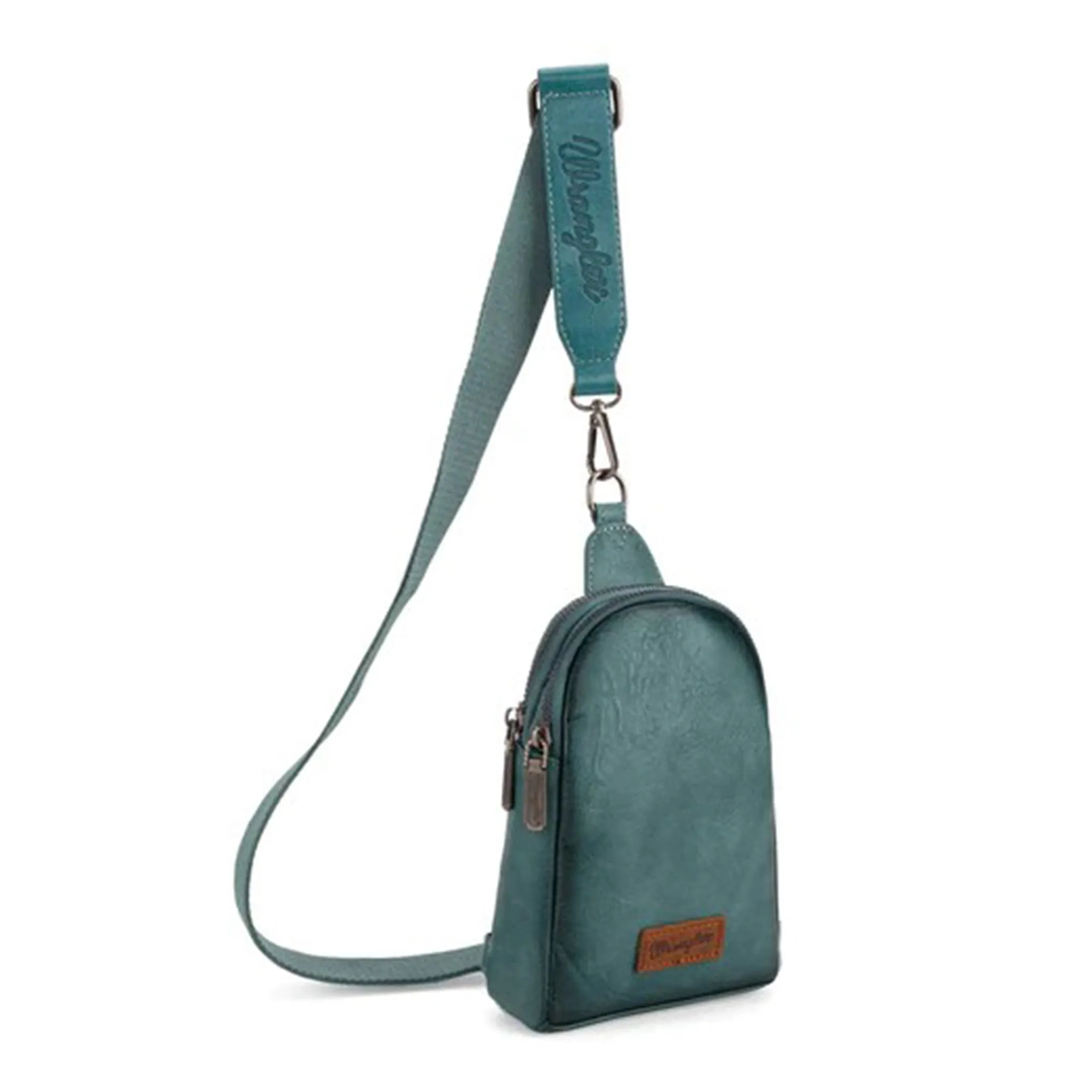 Wrangler Antique Turquoise Crossbody Sling Bag