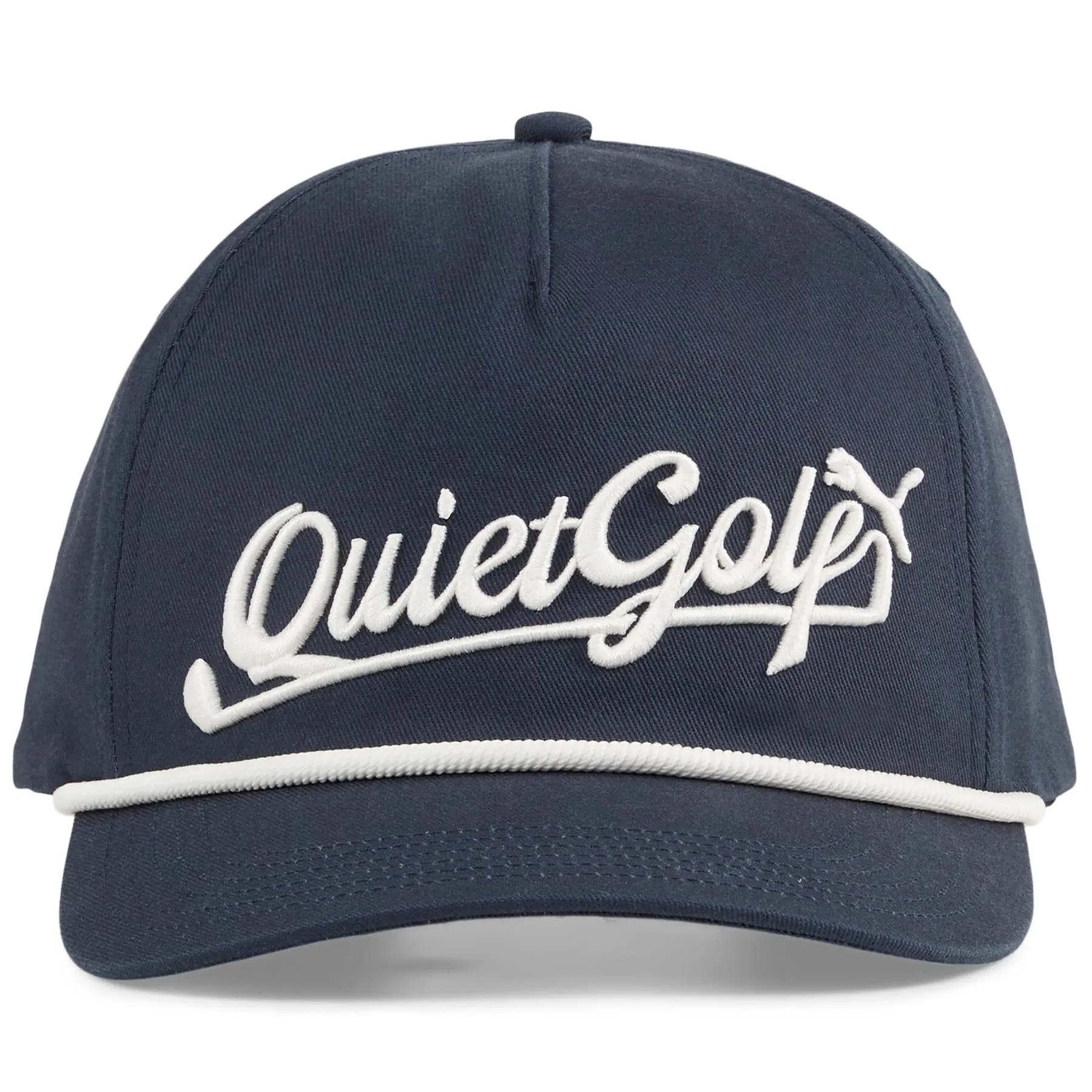 x QGC Embroidered Rope Hat Navy - SS24