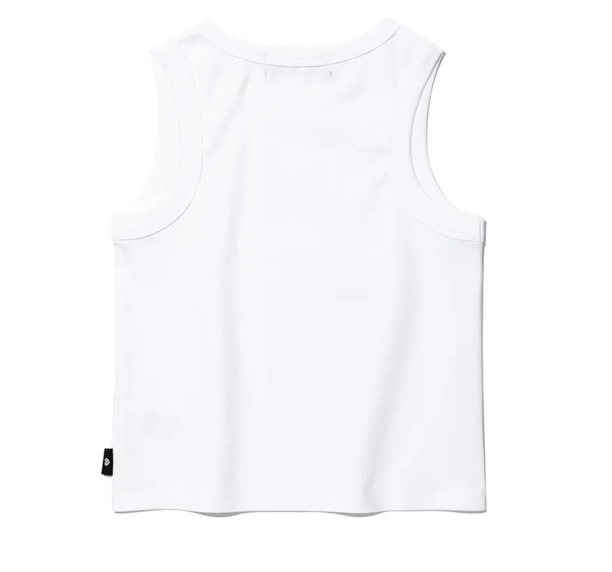 YOUHEE  |Casual Style Cotton Logo Tanks & Camisoles