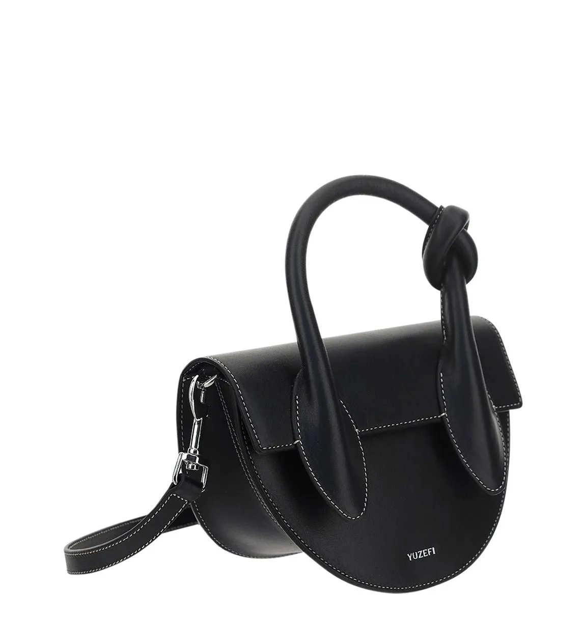 Yuzefi Pretzel Knot Detailed Crossbody Bag